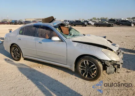 2006 Infiniti G35 z USA, uszkodzony, nr VIN JNKCV51F76M608919